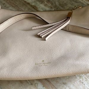 Kate Spade ivory leather shoulder or crossbody bag